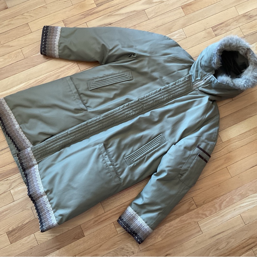 🔥Like new - Vintage 70s Rice Sportswear Men’s heavy winter parka wolf fur hood